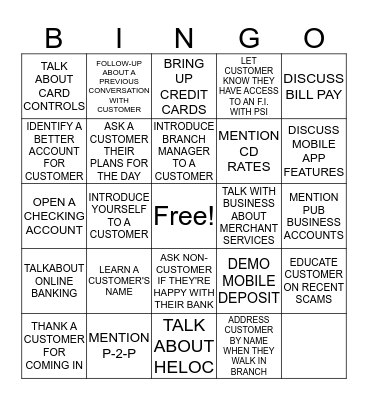 JUST ONE MORE BINGO Card