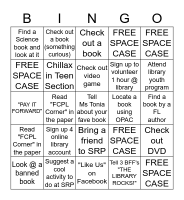SPARK A REACTION! Bingo Card