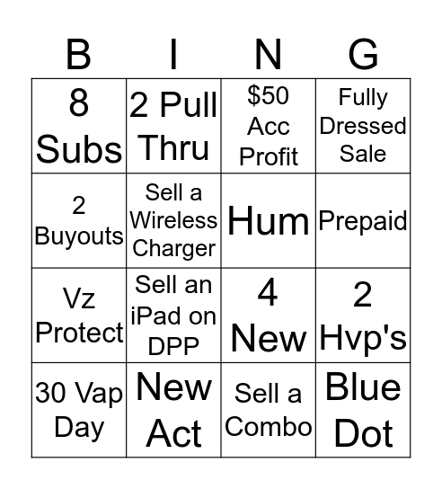 CSOKI Bingo Card