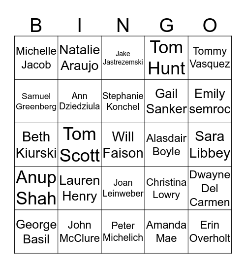 MooseDraw $1000 Bingo Card