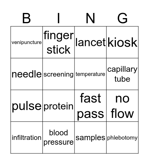West Covina Bingo  Bingo Card