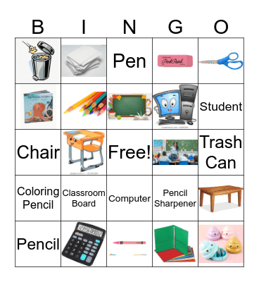 CLassroom Bingo Card