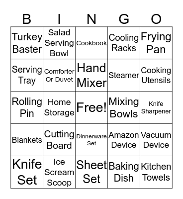 Kirsten's Bridal BEE-ingo Bingo Card