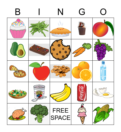 Healthy Bingo! Bingo Card