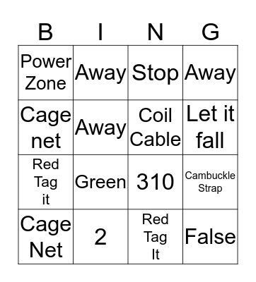 ASC Committee Bingo Card
