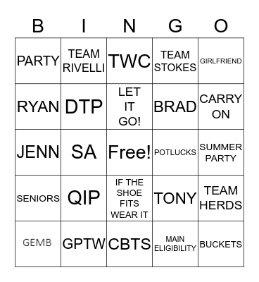 Fun BINGO  Bingo Card