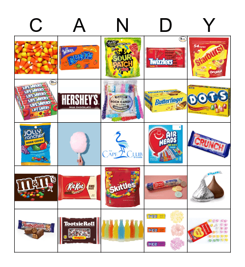 Sweets and Treats  Bingo Card