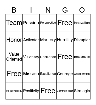 Baessler BINGO Card