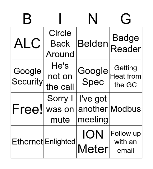 BitBox Bingo Card