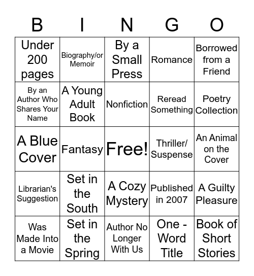 Passawatami Bingo #2 Bingo Card