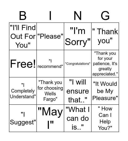 NET LOYALTY WOW WORDS  Bingo Card