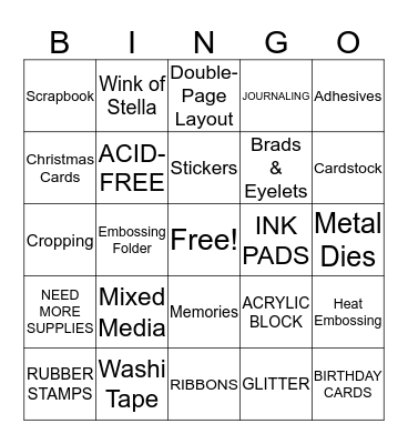 Wishful Thinking's Retreat Bingo Card