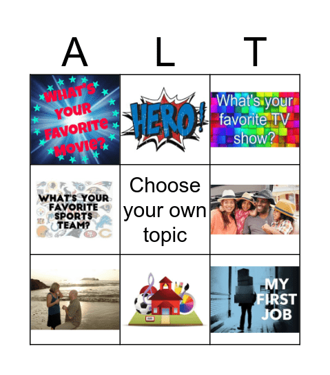 Who do we serve? Bingo Card