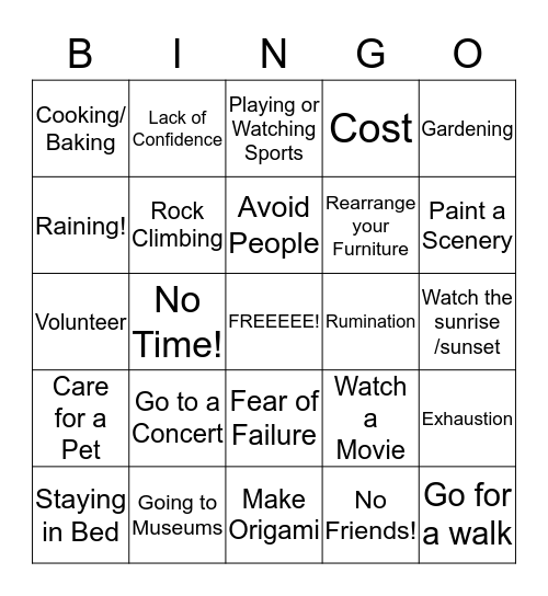 LET'S GET ENGAGED! Bingo Card
