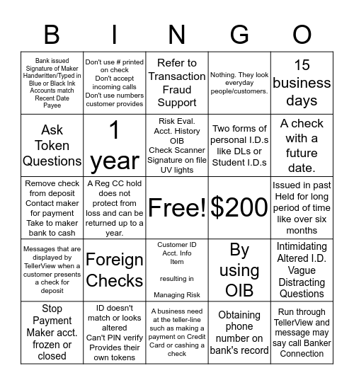 Risk BINGO 2020 Gameboard  Bingo Card