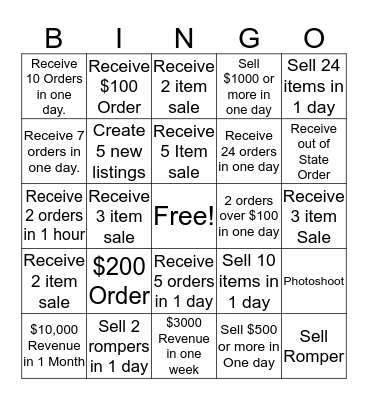 4 The Wild Daily Blackout Sales Bingo  Bingo Card