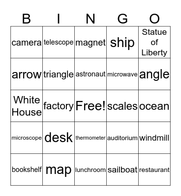 Las Links  Practice Bingo Card