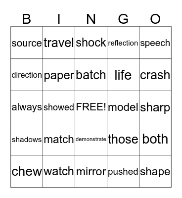 3RD GRADE Bingo Card