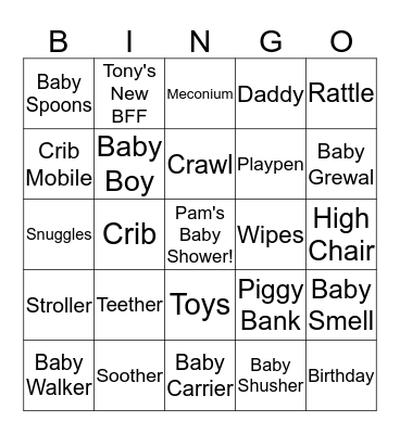 BABY GREWAL BINGO! Bingo Card