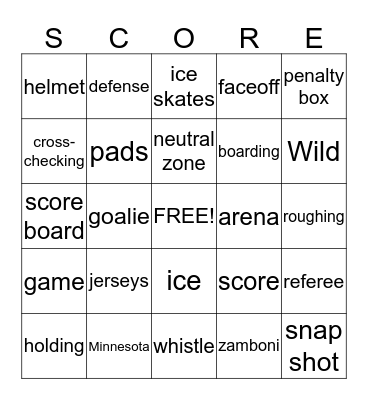 Sarah's Baby Shower Bingo Card