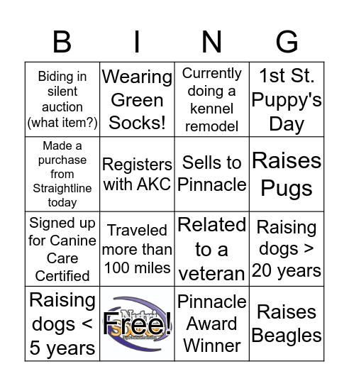 NurtriSource Bingo Card