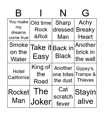 Winner Take Cover - ALL Bingo Card