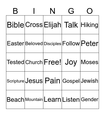 Dare to Love Bingo Card