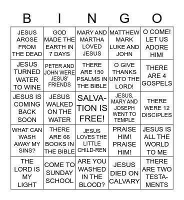 CHRIST CHAPEL YOUTH BREAKFAST DAY Bingo Card