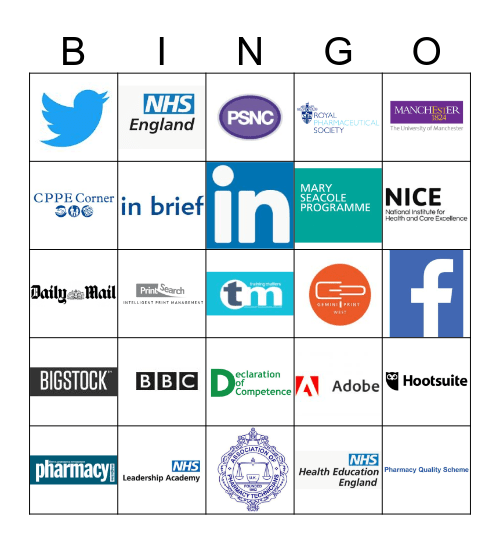 Marketing Bingo Card