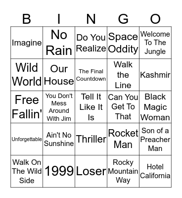 At The Beach - Game 1 Bingo Card