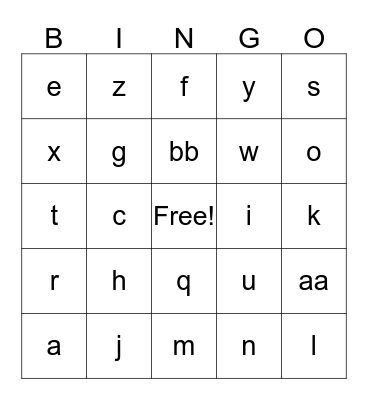 geological time Bingo Card