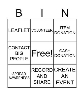 CLEAN WATER AND SANITATION  Bingo Card