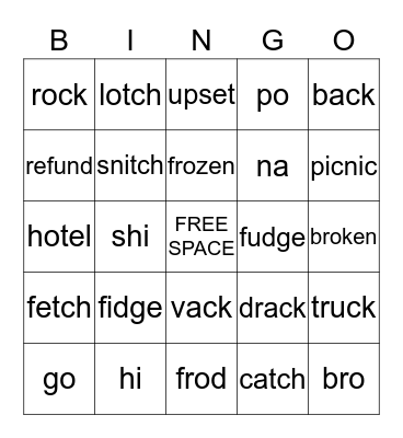 BINGO! Bingo Card