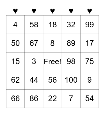 CCC LADIES DAY Bingo Card