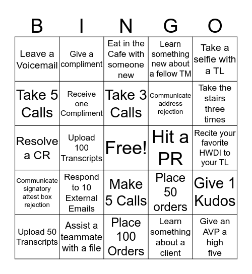 4506-T Bingo Card