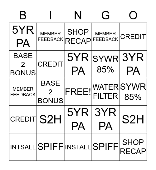 HOME ELECTRONICS Bingo Card