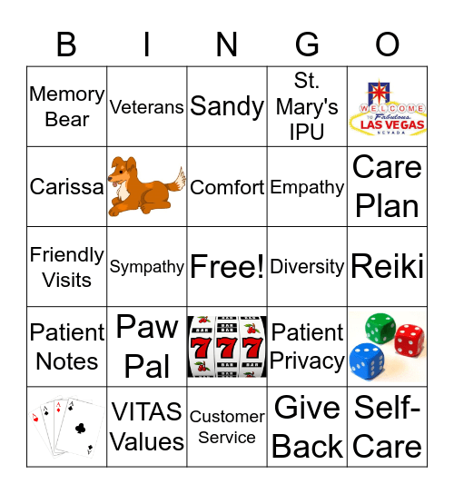 VOLUNTEER BINGO Card