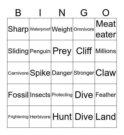 Nonfiction Bingo Card