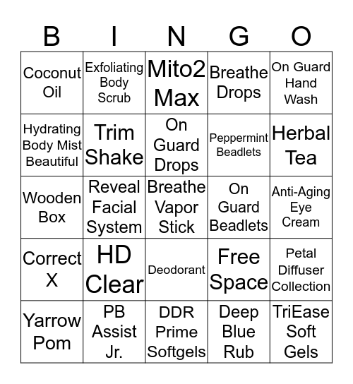 Week 4 -- Mix Bingo Card