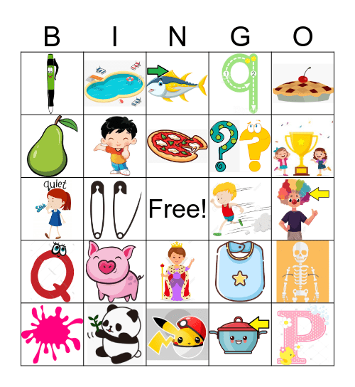 Week 8 Bingo Card