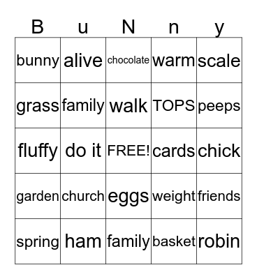 1242 Tops Club Bingo Card