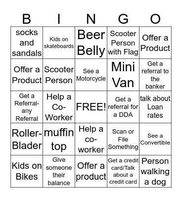 WACKY WEDNESDAY BINGO! Bingo Card