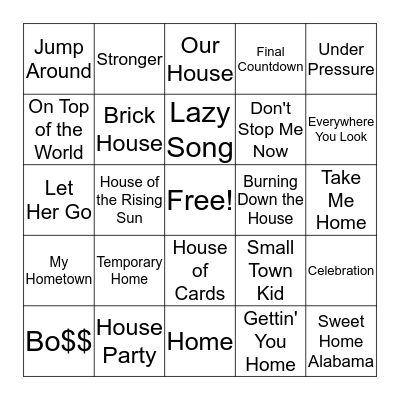 All About Homes & Realtor Feelings :P Bingo Card