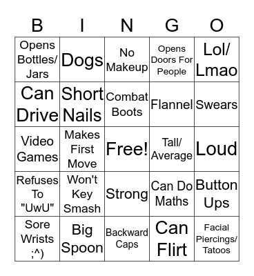 Top Bingo Card