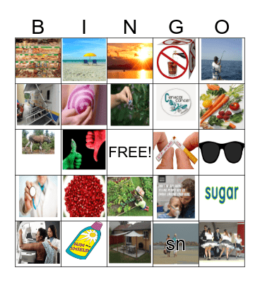 Cancer Prevention/Awareness Bingo Card