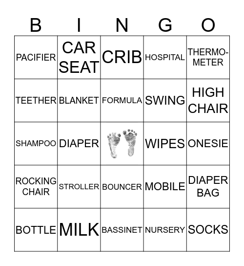 BABY Bingo Card