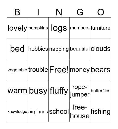 Mama´s new job Bingo Card