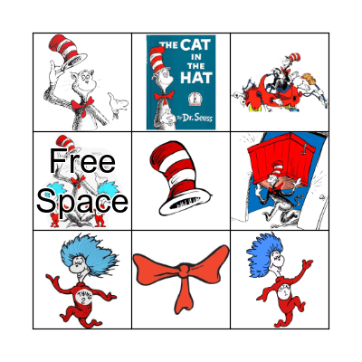 Cat in the Hat! Bingo Card