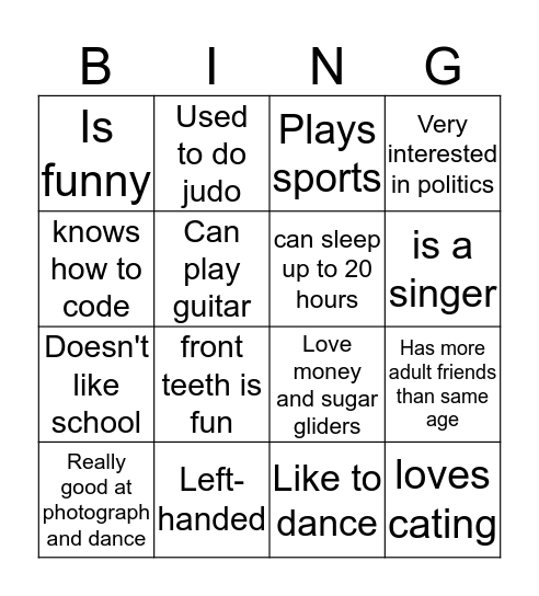 #DrummingUpPower Bingo Card