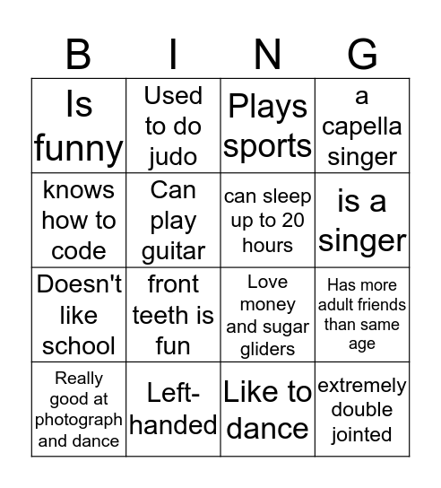 #DrummingUpPower Bingo Card